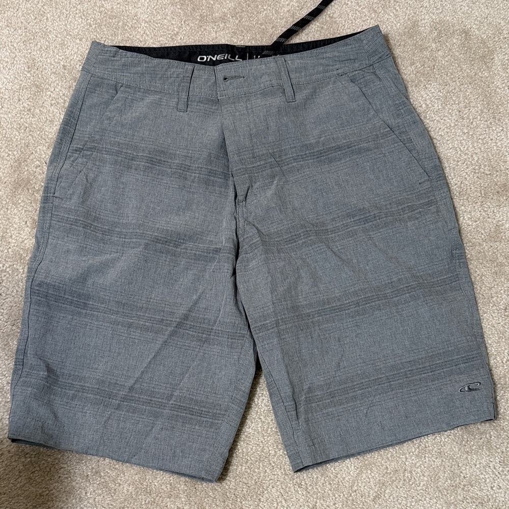 O'Neill Men's Charcoal Hybrid Shorts
